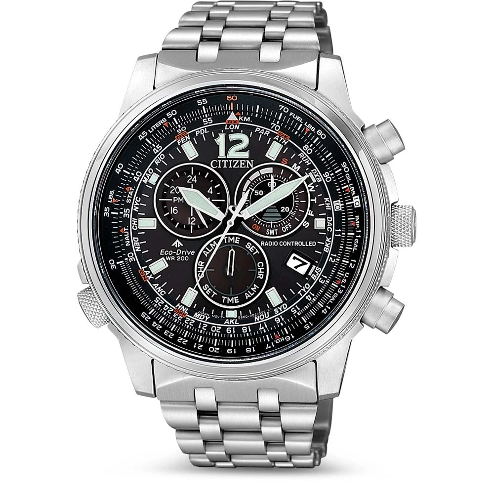Citizen Herrenuhr Radio controlled Chronograph CB5860-86E