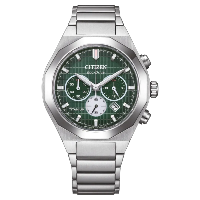 Citizen Zenshin Senkei Super Titanium™ Chronographen mit Eco-Drive Herrenuhr CA4691-59X