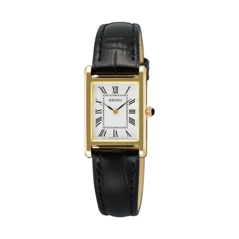 Seiko Klassik Quarz Gold Damenuhr SWR108P1