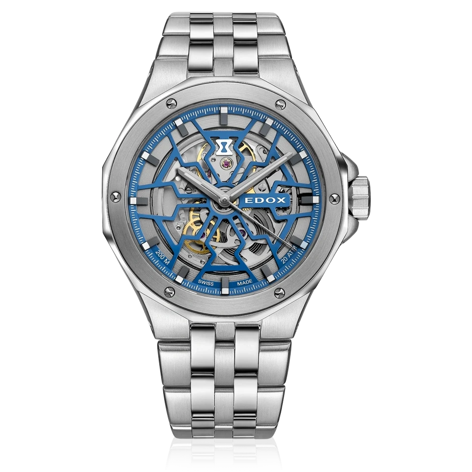 Edox Delfin Mecano Herrenuhr 85303 3M BUIGB