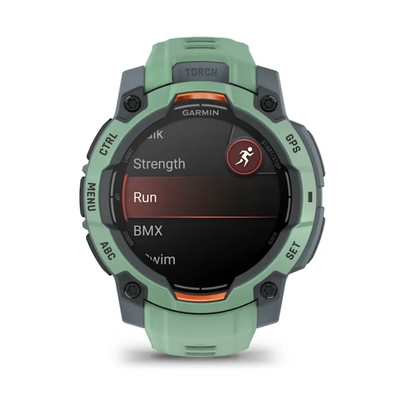 Garmin Instinct® 3 AMOLED 010-02936-01 - 45 mm Twilight/Neo Tropic mit Silikon-Wechselarmband 22 mm Neo Tropic