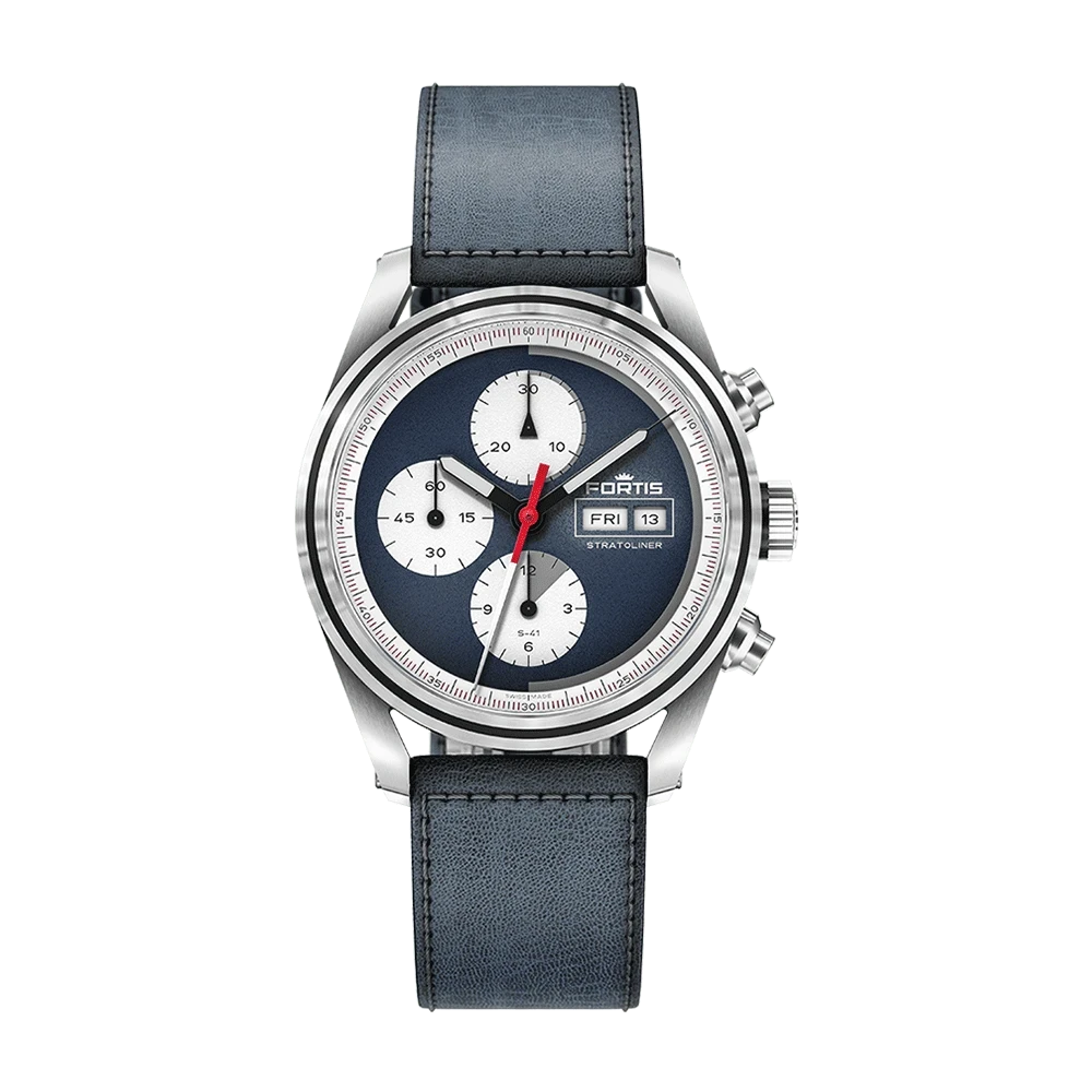 Fortis Stratoliner S-41 Blue Japan Herrenuhr F2340017