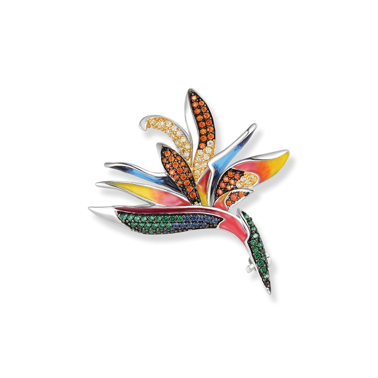 Seinerzeit Eden Blumen Anhänger, Brosche SZA-3990-402