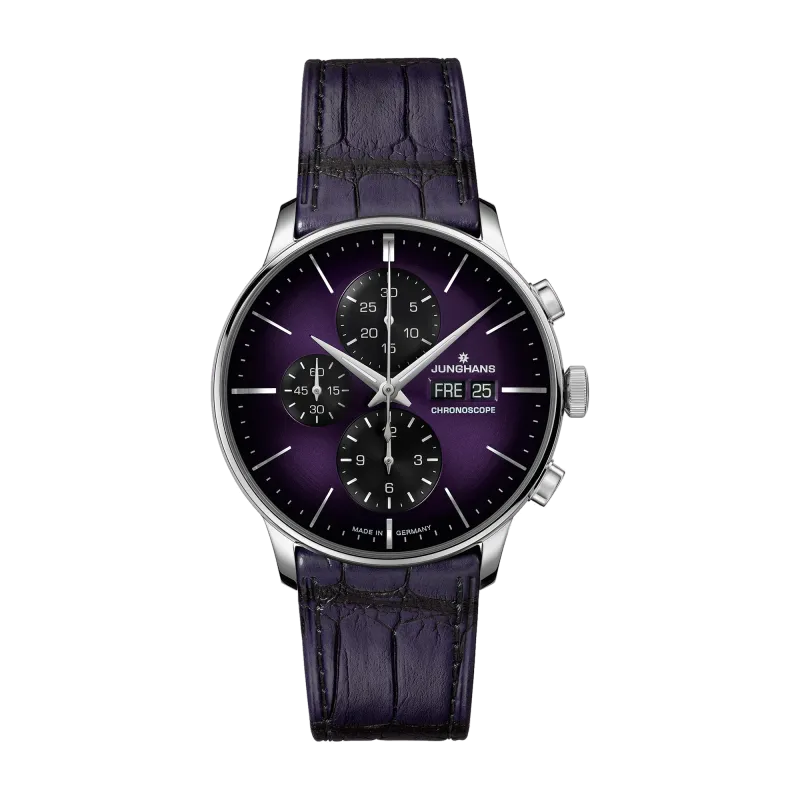 Junghans Meister Chronoscope Limited Edition Violett Herrenuhr 27/4621.02
