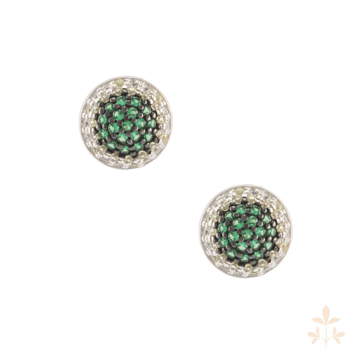 Seinerzeit Emerald Bambus Ohrringe SZA-2990-320