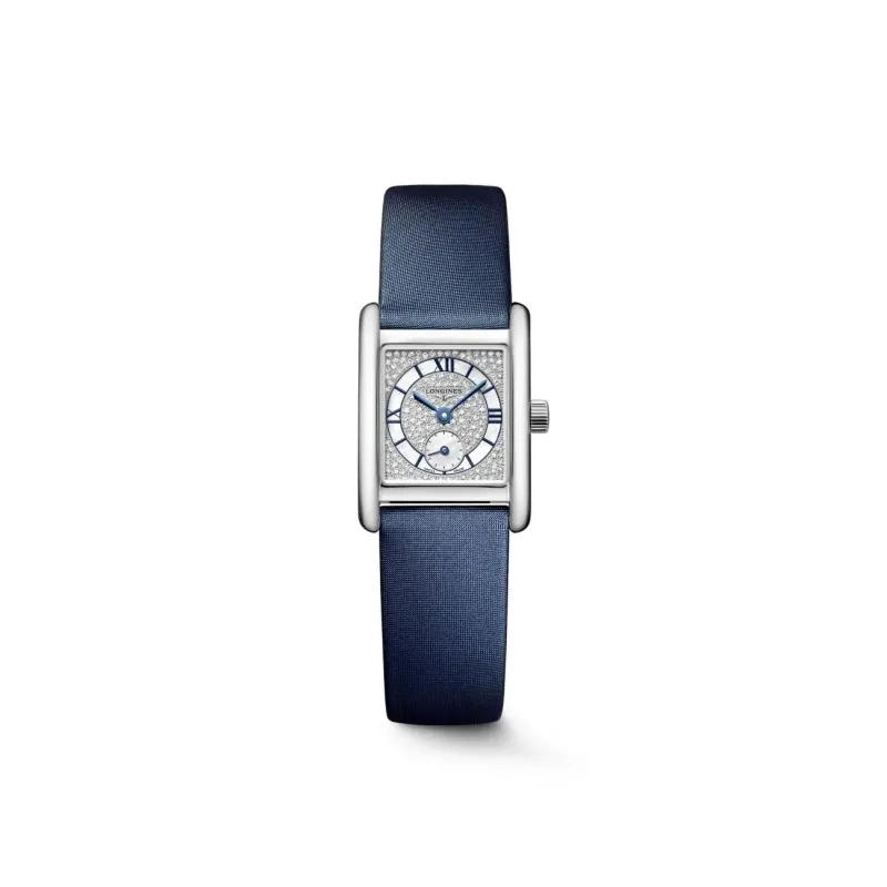 Longines Mini DolceVita Quarz Perlmutt mit Diamanten Damenuhr L5.200.4.87.2