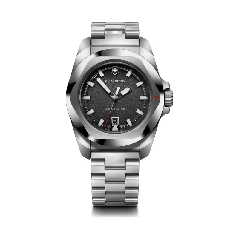 Victorinox I.N.O.X. Quartz, Edelstahl, Schwarz, 41mm Herrenuhr 242030