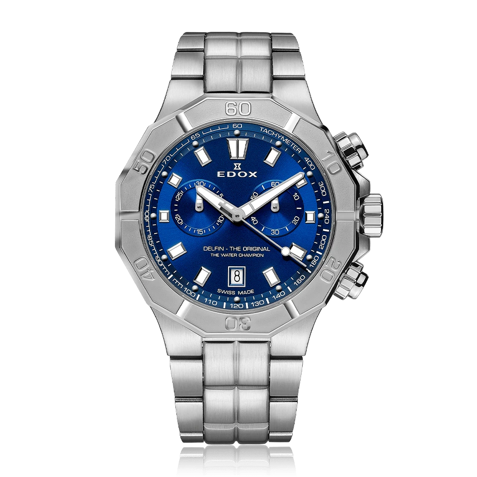 Edox Delfin The Original Chronograph Herrenuhr 10113 3M BUIN