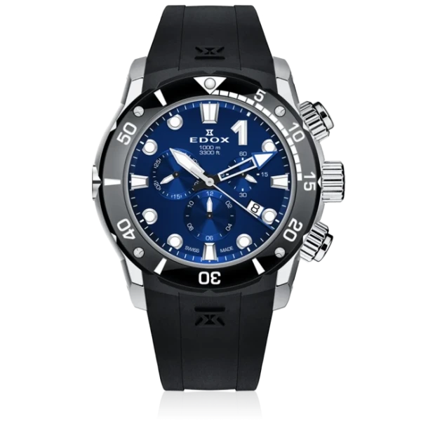 Edox CO-1 Chronograph Herrenuhr 10242 TIN BUIN
