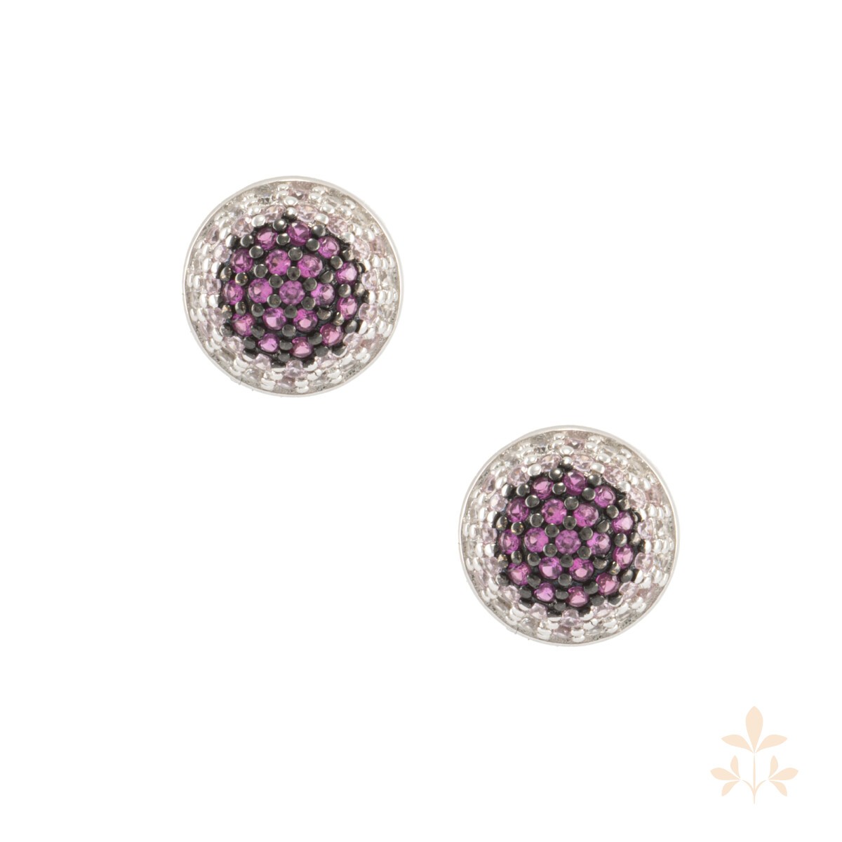 Seinerzeit Ruby Bambus Ohrringe SZA-2990-336
