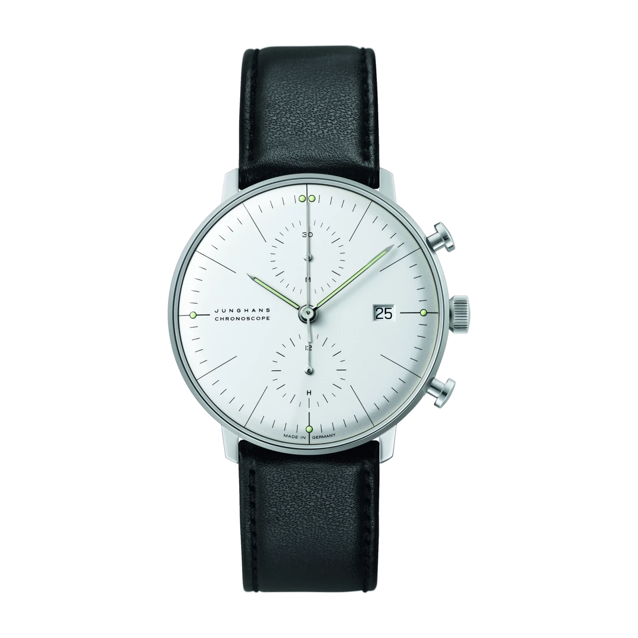 JUNGHANS max bill Chronoscope 027/4600.02 Herrenuhr