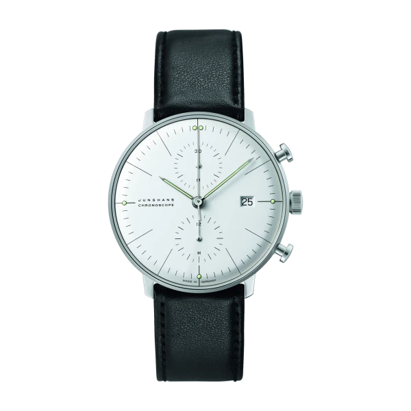 JUNGHANS max bill Chronoscope 027/4600.02 Herrenuhr