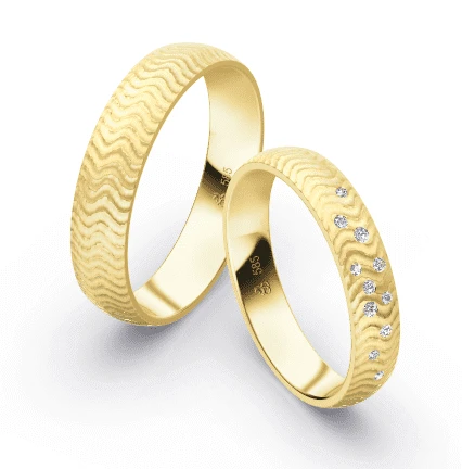 First Individual Love 3D Yellow – Two Trauringpaar Rauschmayer 72-04036 / 73-04036