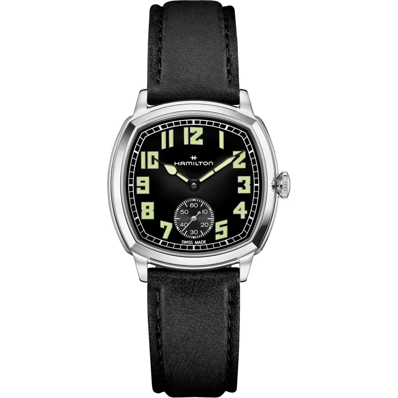 Hamilton American Classic Cushion Small Second 34 mm Handaufzug Herrenuhr H36129730