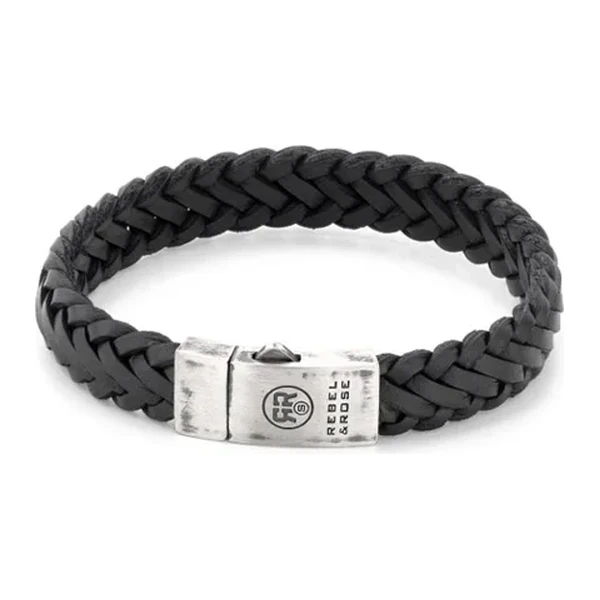 Rebel and Rose Herrenschmuck Rebel and Rose Braided RR-L0076-S-L