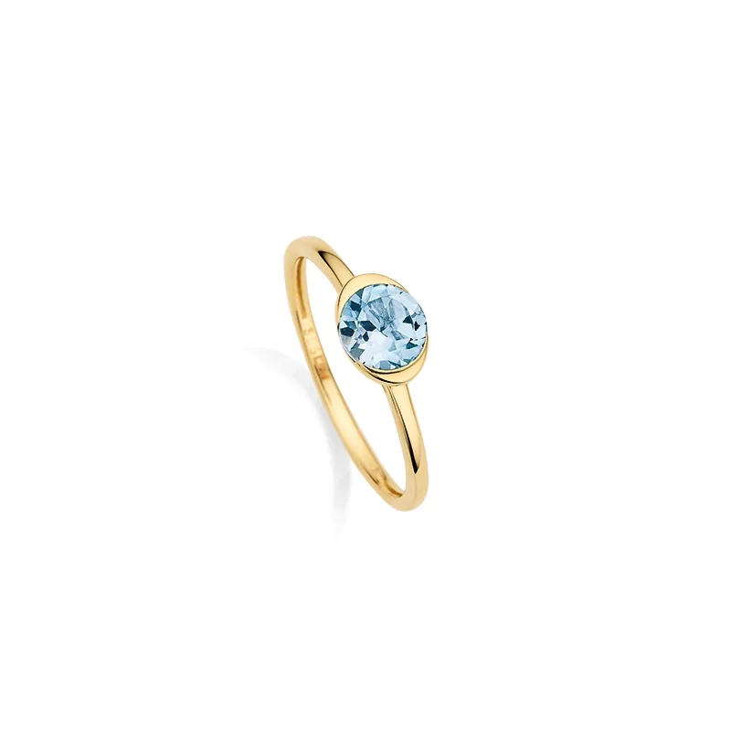 CEM 585/- Damenring | Blautopas 6-210192-001