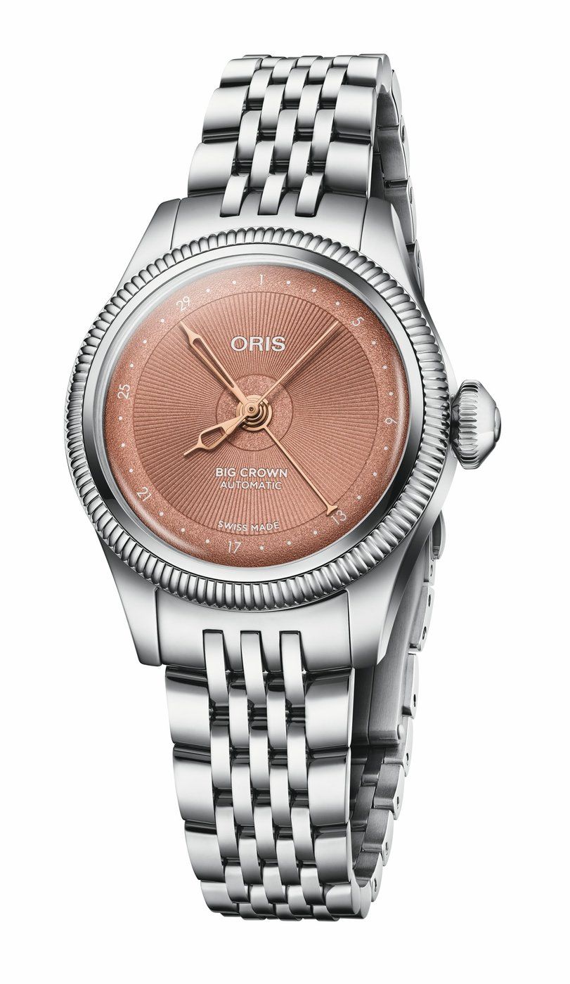 Oris Big Crown Pointer Date 29mm Rosé Edelstahlband Damenuhr 01 534 7804 4052-07 8 14 02