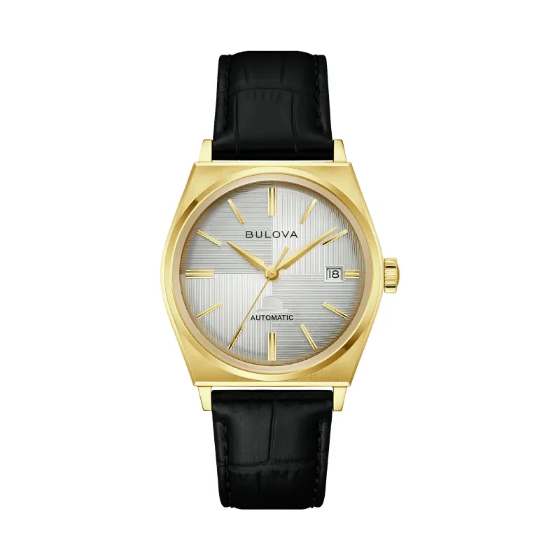 Bulova Sinatra Nothing But The Best Automatik Goldfarben Herrenuhr 97B243