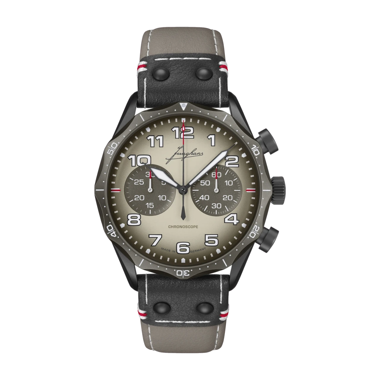 Junghans Meister Pilot Chronoscope Herrenuhr 27-3398.00