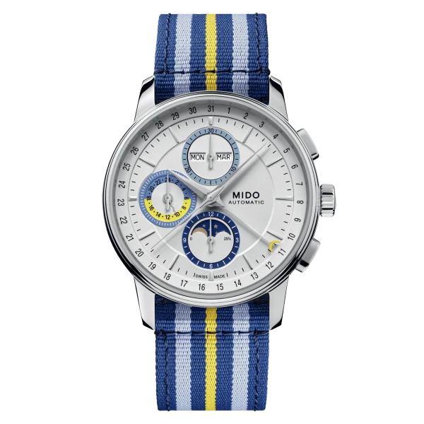 Mido Baroncelli Chronograph Moonphase M027.625.17.031.00 Herrenuhr