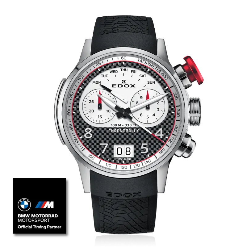 Edox Chronorally Limited Edition Herrenuhr 38003-TINR-CANBR