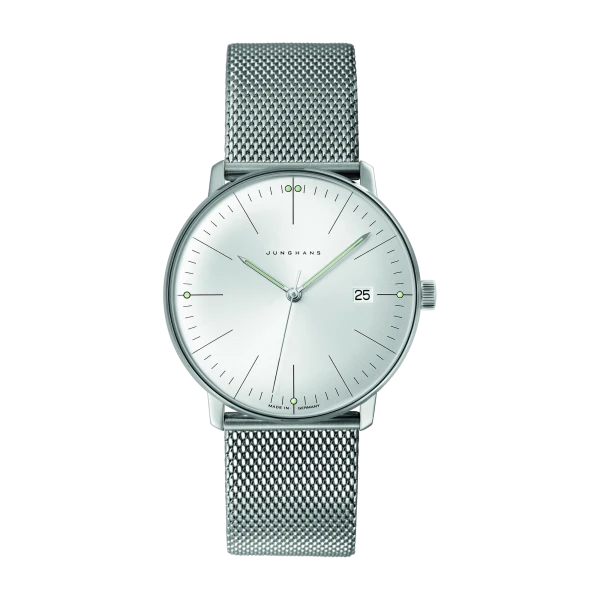 Junghans max bill Quarz Saphirglas Herrenuhr 041/4463.46