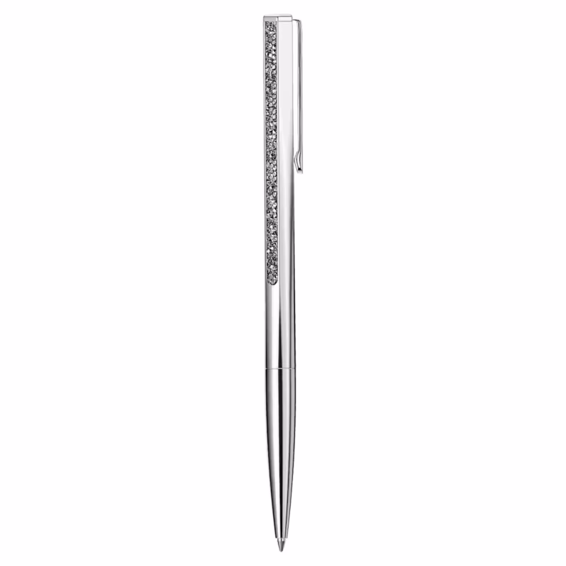 Swarovski Shimmer Kugelschreiber Silberfarben, Verchromt 5668056