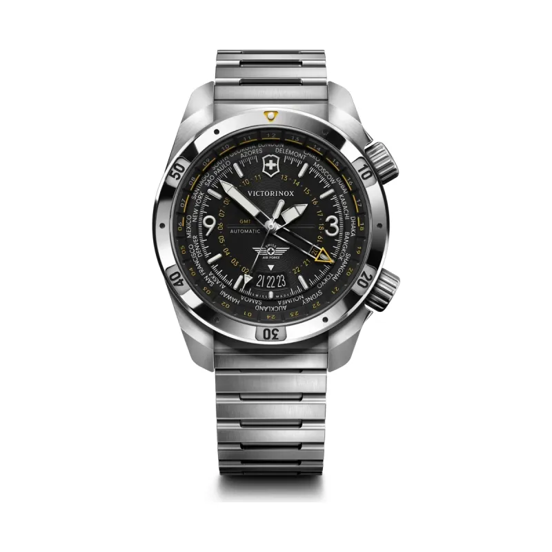 Victorinox Air Pro Automatic, Schwarz, 43mm, 20 ATM Herrenuhr 242004