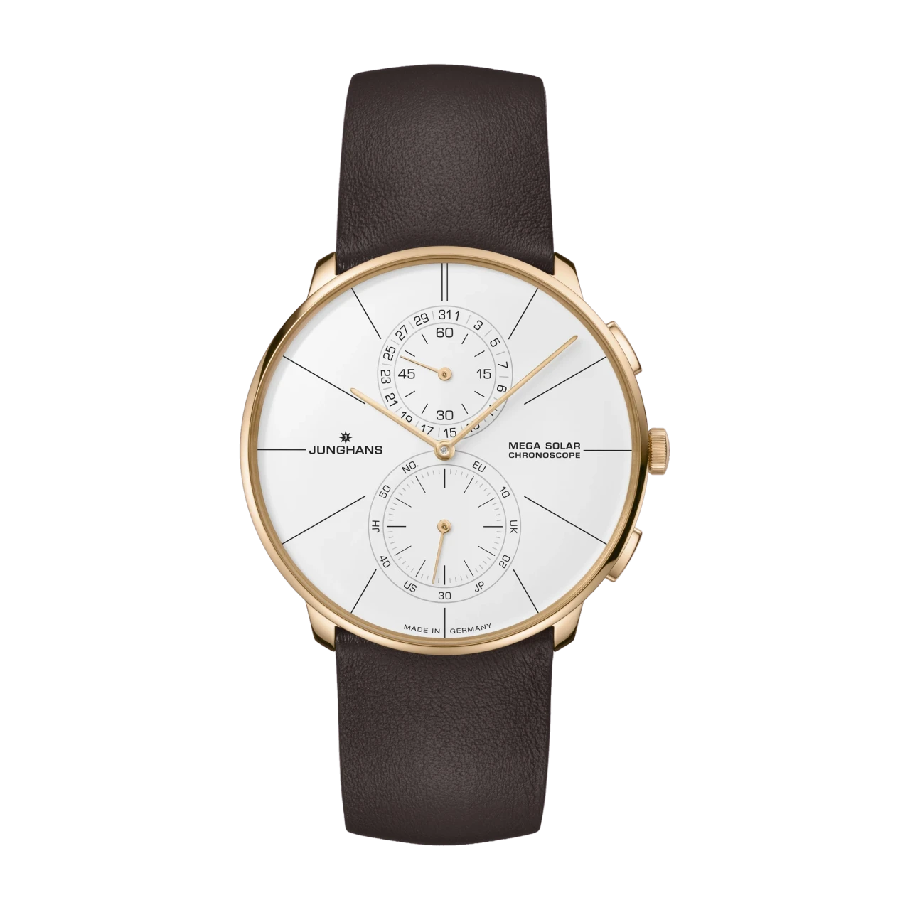 Junghans Meister fein Chronoscope Mega Solar Herrenuhr 059/7201.00