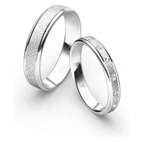 First Individual Love 3D White – Two Trauringpaar Rauschmayer 72-03043 / 73-03043