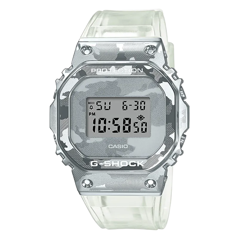 Casio G-Shock Herrenuhr Limited Edition Skeleton Camouflage GM-5600SCM-1ER