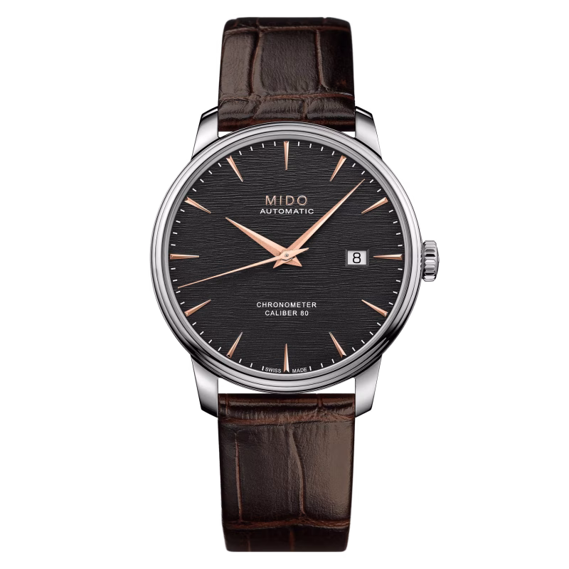 Mido Baroncelli Chronometer Silicon Gent Herrenuhr M027.408.16.061.00