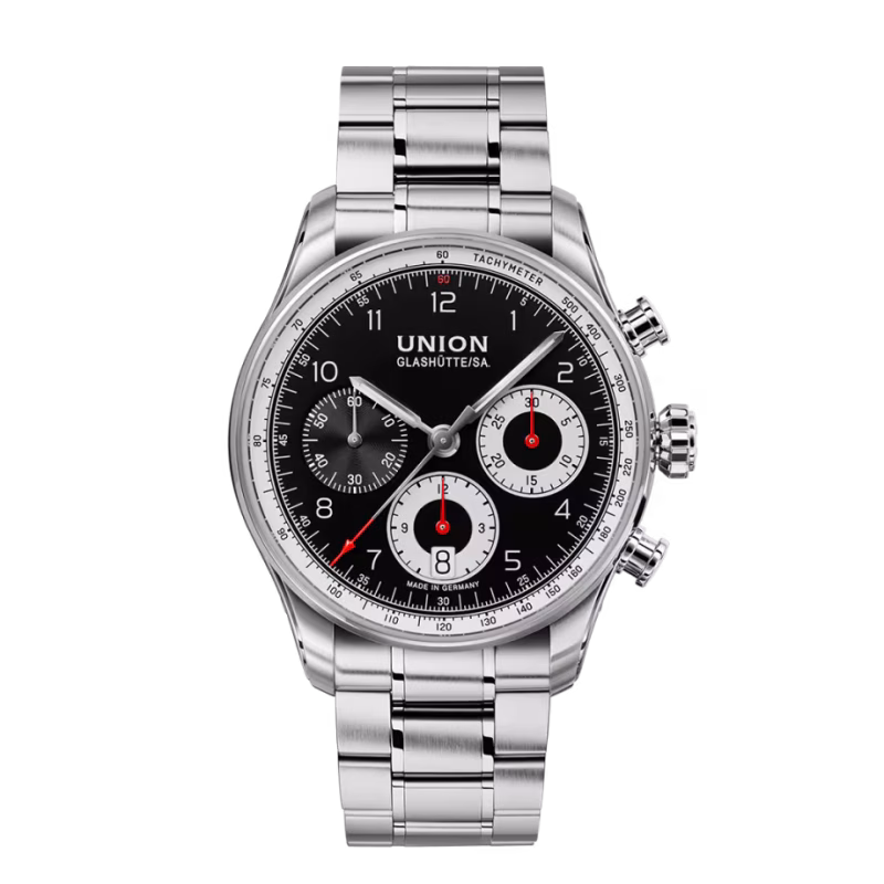 Union Glashütte Belisar Chronograph 40mm, Automatik Herrenuhr D009.227.11.052.00