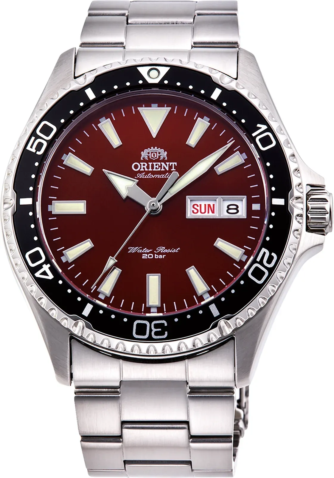 Orient Mako Automatik 42 mm Rot Herrenuhr RA-AA0003R39B