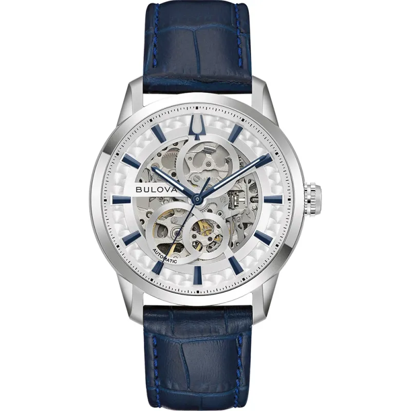 Bulova Sutton Skeleton Herrenuhr 96A330