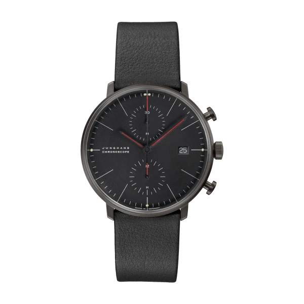 Junghans Max Bill Chronoscope Bauhaus Herrenuhr 27/4409.02