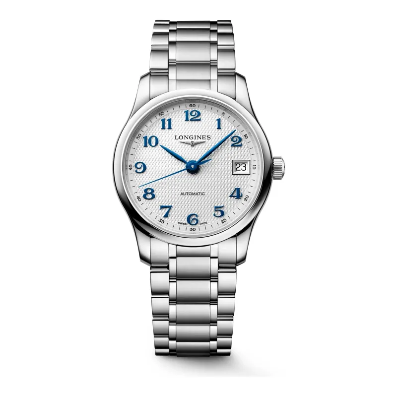 Longines Master Collection Silber Edelstahlband 34 mm Damenuhr L2.450.4.73.6