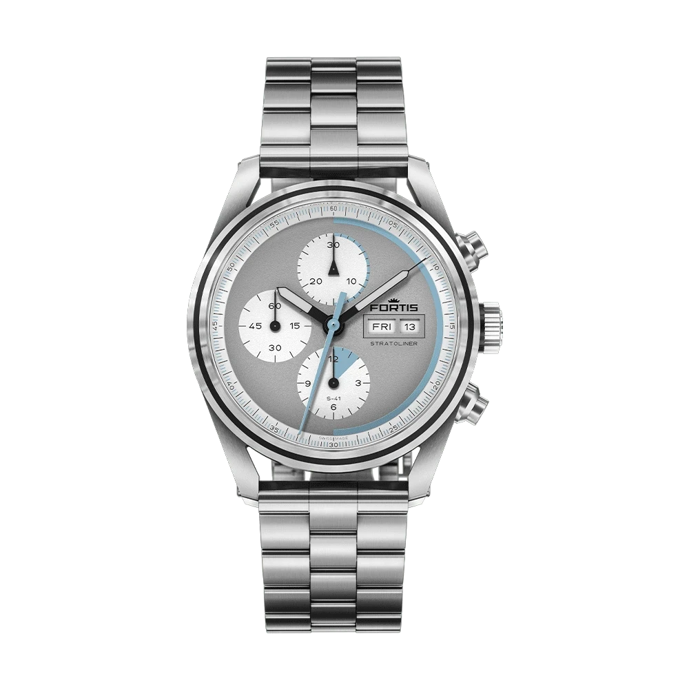 Fortis Stratoliner S-41 Cool Gray Herrenuhr F2340007