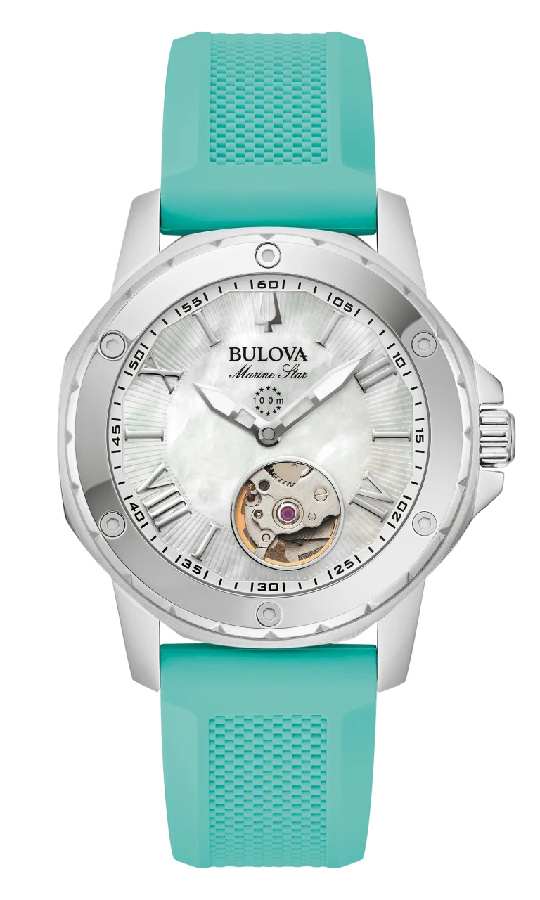 Bulova Marine Star Automatik Damenuhr 96L325