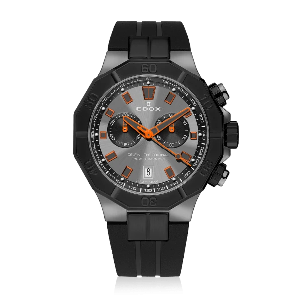 Edox Delfin The Original Chronograph Herrenuhr 10113 37GNCA GNO