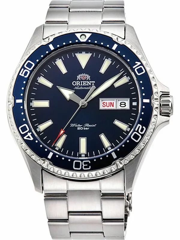 Orient Mako Automatik 42 mm Blau Herrenuhr RA-AA0002L39B