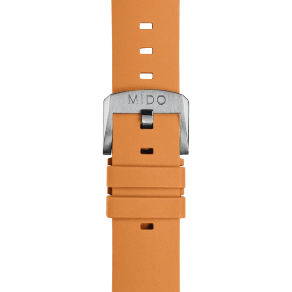 Mido TV Ersatzarmband Kautschuk Orange 22 mm M852018730