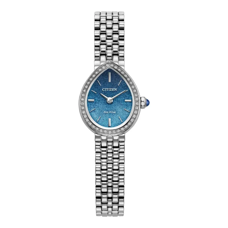 Citizen L Rainell Eco-Drive Limited Edition mit Diamanten hellblau Damenuhr EX1540-58L