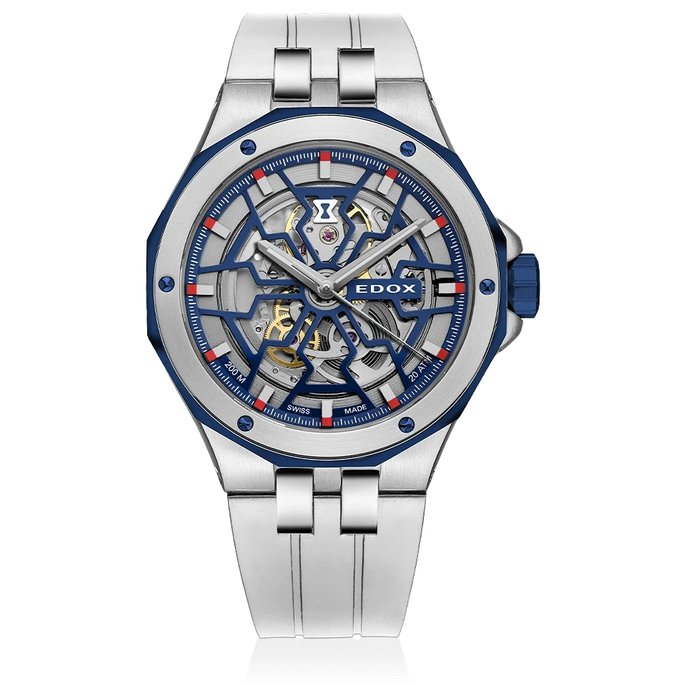 Edox Delfin Mecano Herrenuhr 85303 357BUCAB BUIRB