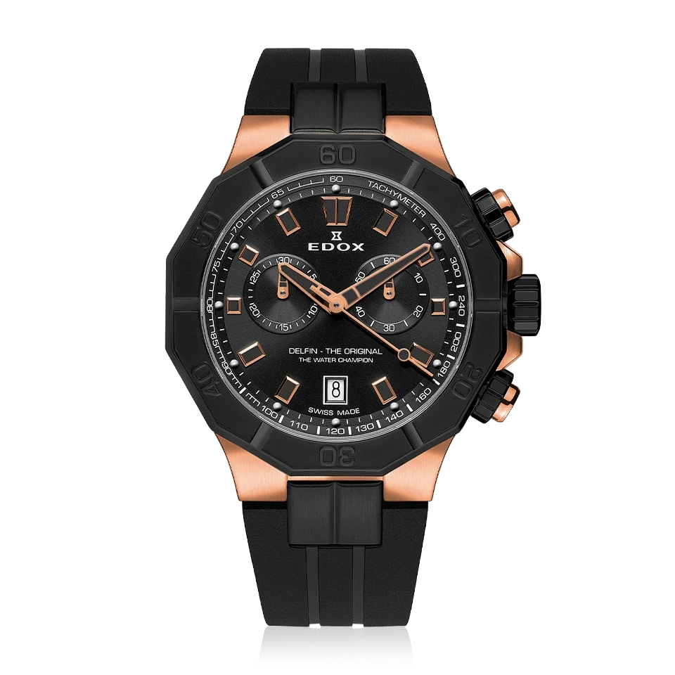 Edox Delfin The Original Chronograph Herrenuhr 10113 37RNCA NIR