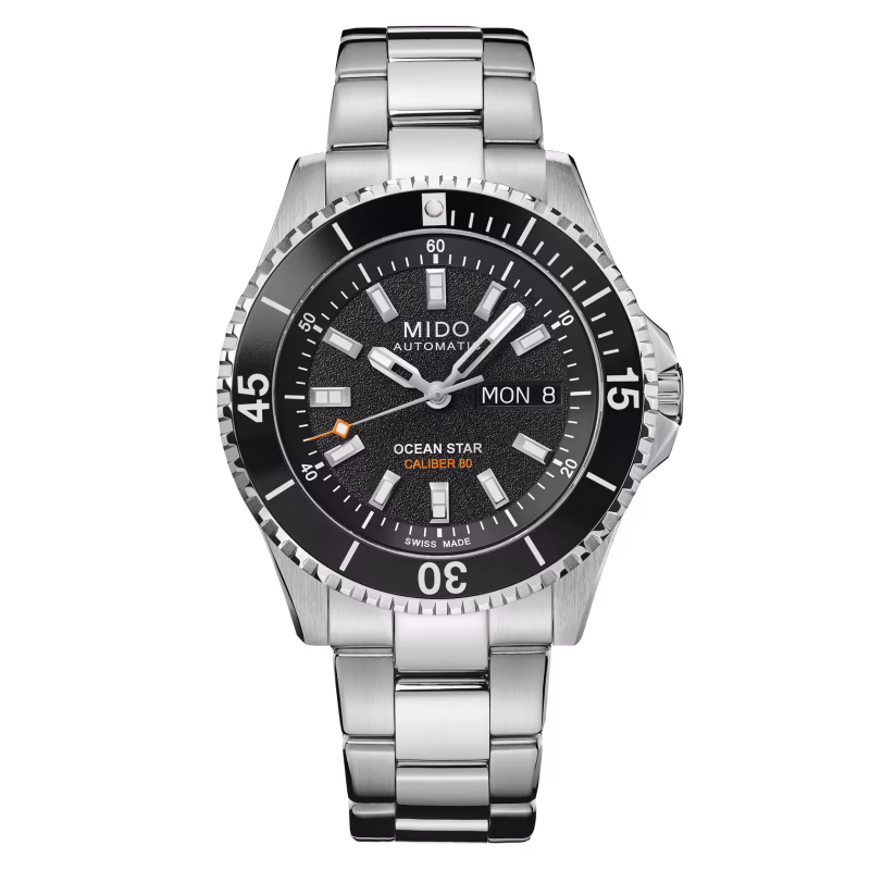 Mido Ocean Star 200, 41mm, Automatik, Gangreserve 80 Stunden, Edelstahl, Schwarz Herrenuhr M026.930.11.051.00