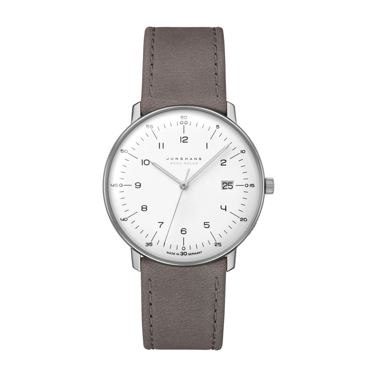 Junghans max bill MEGA Solar Saphirglas Herrenuhr 059/2021.02