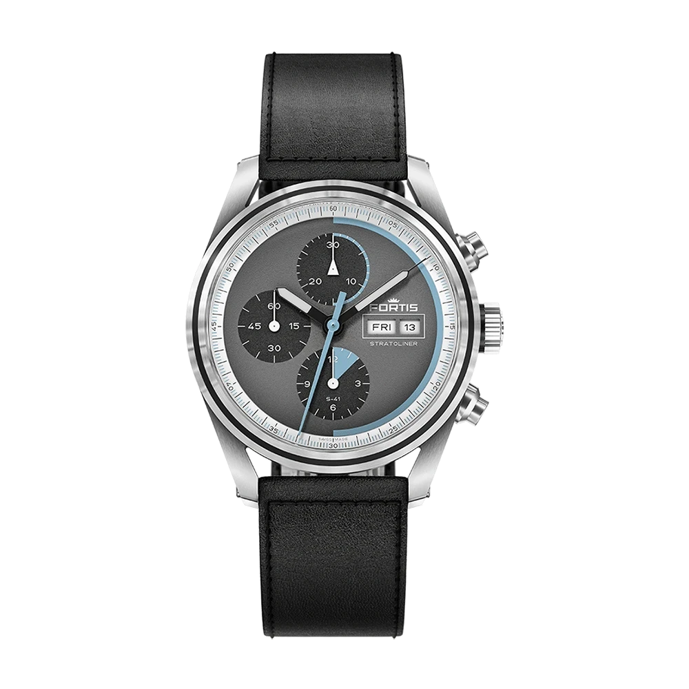 Fortis Stratoliner S-41 Cosmic Gray Herrenuhr F2340016