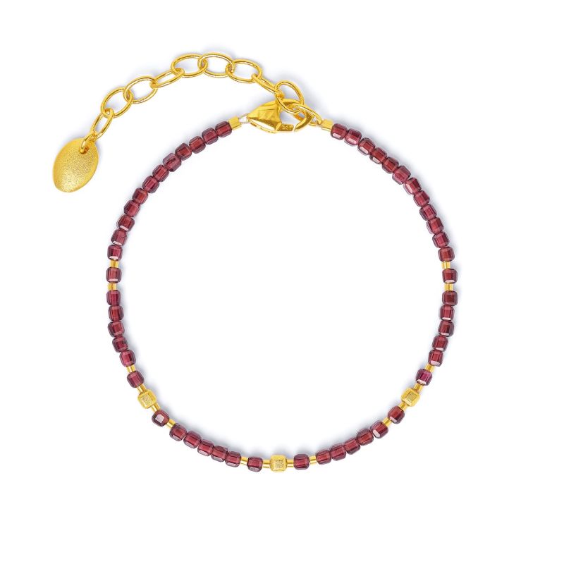 Bernd Wolf Cusenia Armschmuck Granat 6100001776-V21