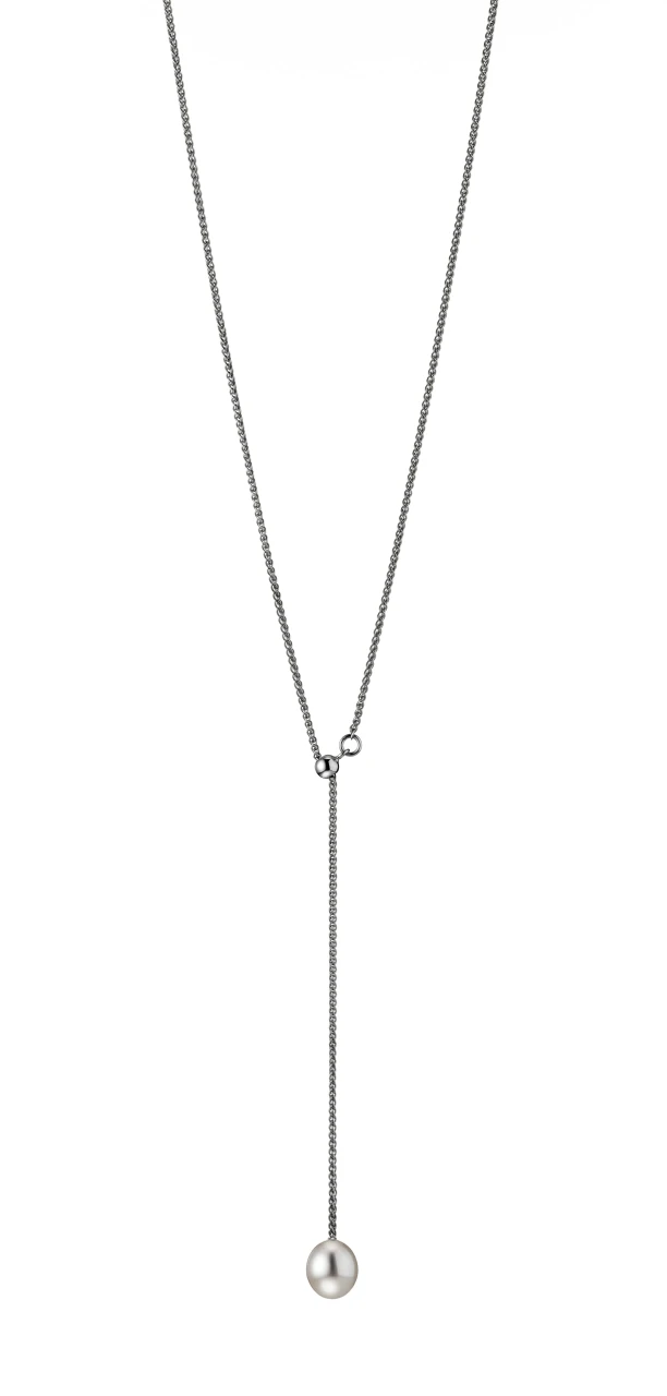 Adriana Y-Collier Süßwasser weiss Tropfen Länge 54 cm L27
